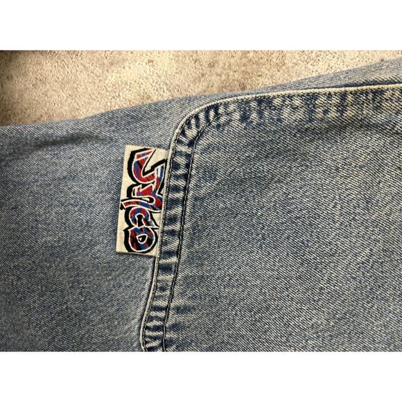Vintage 90s Baggy Jean JNCO “Take” Jeans Size 28x28 Made In USA - Picture 8 of 12
